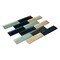 Andova Tiles SAMPLE-Daazen Borealis 2 in. x 6 in. Glass Mosaic Wall Tile SAM-ANDDAA974 - alternate 1